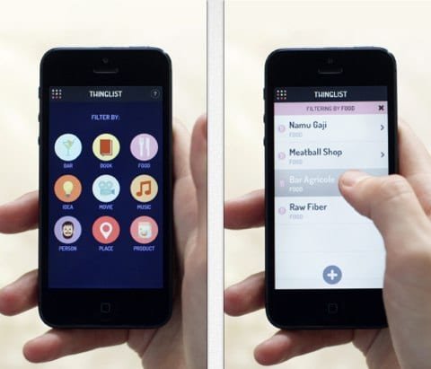 Thinglist, crea liste di cose da voler fare nella vita 1 Thinglist