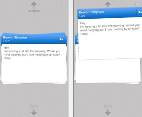 Triage, un'app per smaltire velocemente la posta elettronica 1 Triage