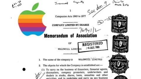 L'Irlanda continua a non voler risolvere la questione delle multinazionali e delle tasse 1 documenti Apple Irlanda