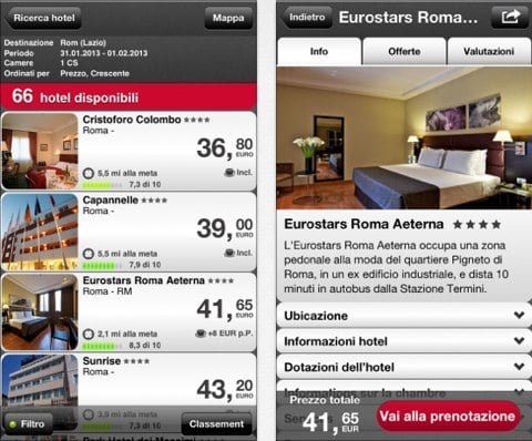 iHotel, l'app per organizzare le vacanze e trovare un albergo 1 iHotel