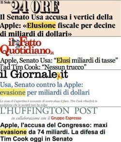 titoli articoli Apple