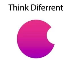 Apple logo stilizzato