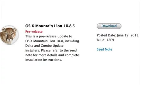 Apple non abbandona Mountain Lion e lavora a OS X 10.8.5 1 OS X 10.8.5