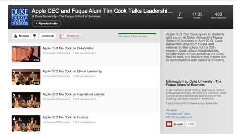 Tim Cook Duke University