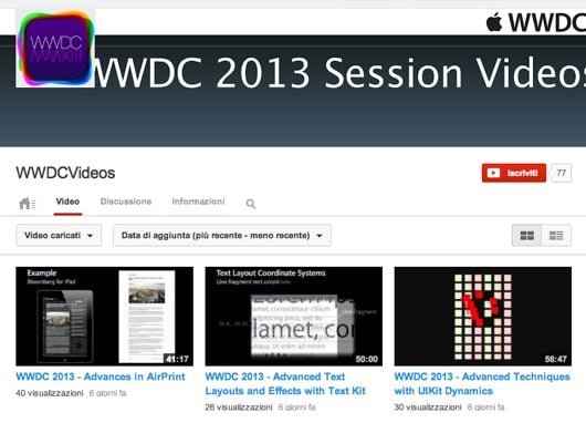 WWDC 2013 youtube