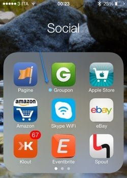 app aggiornata iOS 7