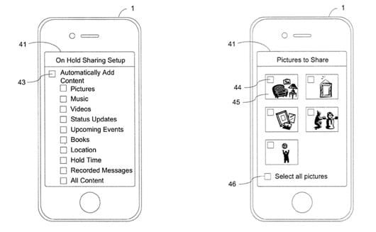 Apple brevetta un sistema per mostrare le immagini durante le telefonate 1 brevetto condivisione immagini telefonate