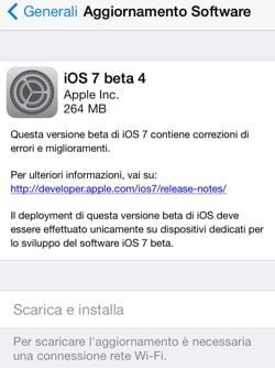 iOS 7 beta 4