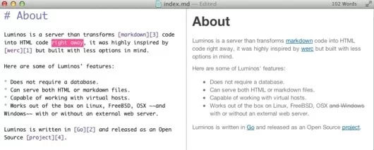 markdown markdown