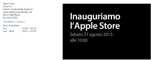 L'Apple Store Euroma2 sarà in inaugurato il 31 agosto 1 Apple Store Euroma2