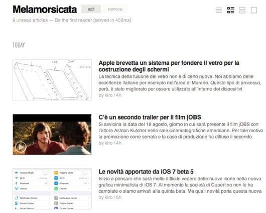 Feed RSS Melamorsicata