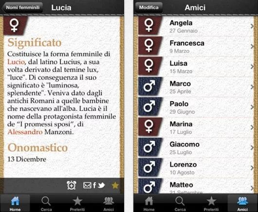 Nomix, un'app per sapere il significato del proprio nome 1 Nomix