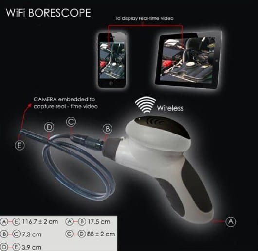 iBoreScope, la telecamera telescopica wireless per iPhone 1 iBoreScope