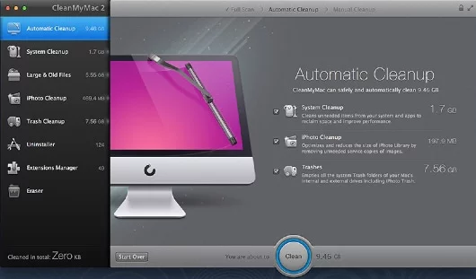 CleanMyMac 2, un software per Mac per liberarlo dai file inutili 1 CleanMyMac 2