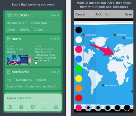 Evernote si aggiorna con una nuova grafica, ecco come avere 1 mese premium 1 Evernote