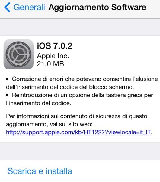 iOS 7.0.2