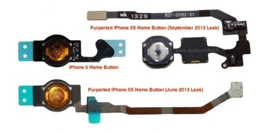 presunto sensore biometrico iPhone 5S