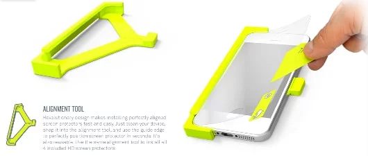 Alin, un accessorio per applicare facilmente la pellicola agli iPhone 1 Alin