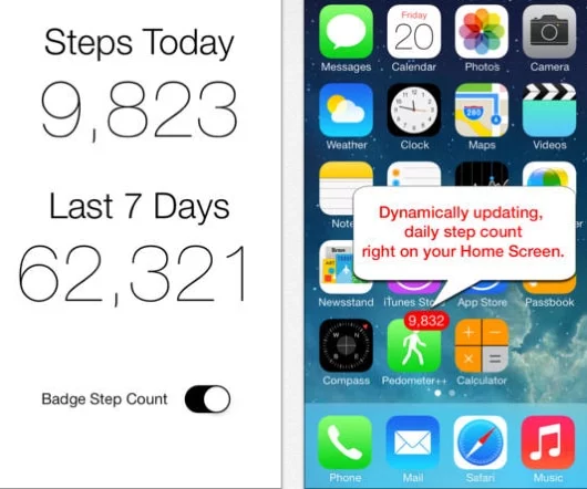 Pedometer++, la prima app a sfruttare il coprocessore M7 degli iPhone 5S 1 Pedometer++