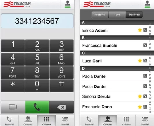 Telecom trasforma i cellulari in cordless mediante un'app 1 Telefono di casa