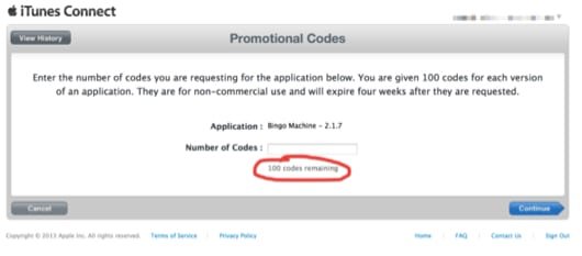 App Store: i codici redeem per ogni versione delle app passa a 100 1 redeem app store
