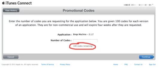 App Store: i codici redeem per ogni versione delle app passa a 100 1 redeem app store