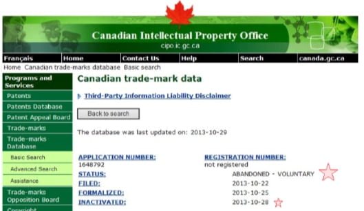 Apple marchio Mavericks Canada