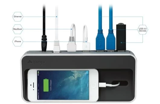 Kanex simpleDock, un hub per Mac con cassetto per ricaricare l'iPhone 1 Kanex