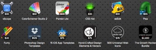 SuperStacked Mac Bundle: 12 app per designer per 49 $ 1 SuperStacked Mac Bundle