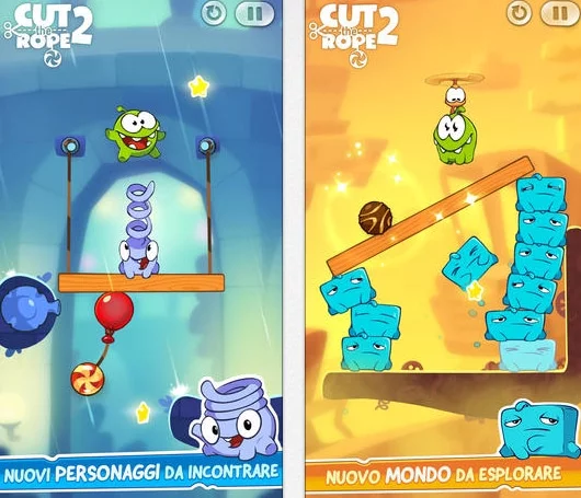 Cut the Rope 2 per iPhone e iPad disponibile nell'App Store 1 Cut the Rope 2