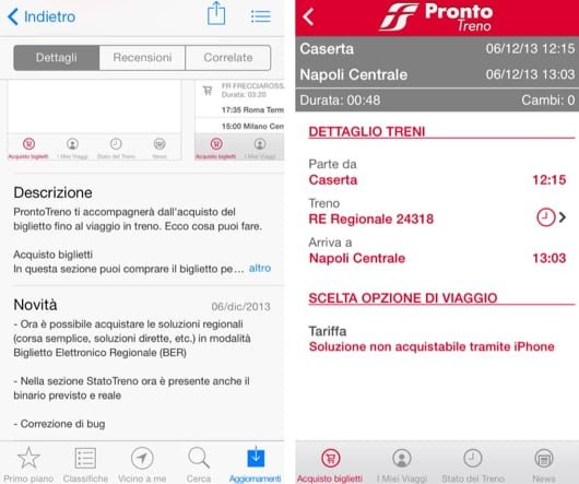 L'app ProntoTreno ora permette di comprare i biglietti regionali, ma non per tutti 1 ProntoTreno