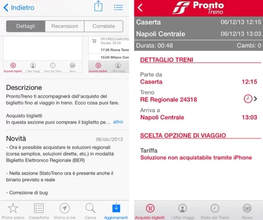 L'app ProntoTreno ora permette di comprare i biglietti regionali, ma non per tutti 1 ProntoTreno