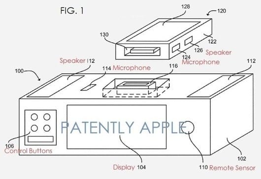 Apple brevetta l'uso di Siri con i dock per iPhone 7 brevetto dock Siri