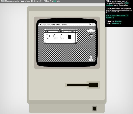 PCE, il sito che emula il Macintosh e Mac OS System 7 1 Emulatore Mac OS