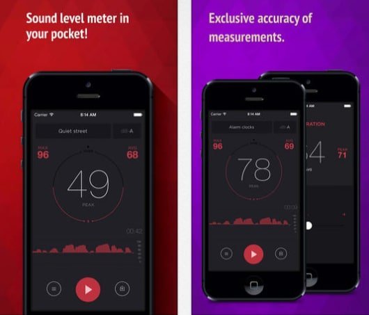 dB Meter, un'app per registrare la quantità di rumore in un ambiente 1 dB Meter
