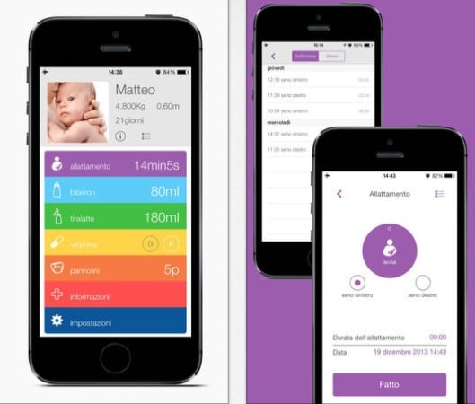 iBimbo, un'app per aiutare le mamme con i neonati 1 iBimbo