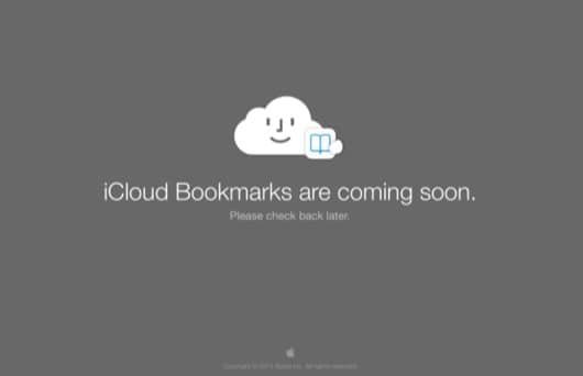 iCloud Bookmarks