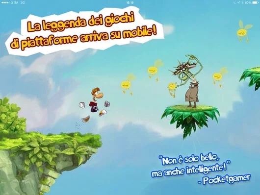 12 giorni di regali: Rayman Jungle Run per iPhone e iPad 1 Rayman Jungle Run