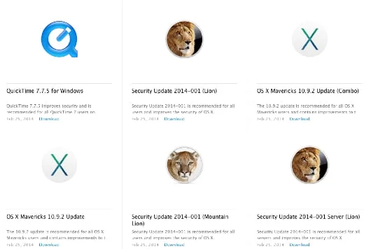 Aggiornamento sicurezza QuickTime