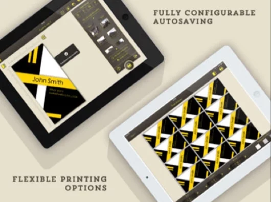 CardStudio, un'app per iPad per creare bigliettini da visita 1 CardStudio