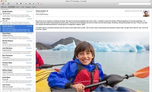 Mavericks Mail