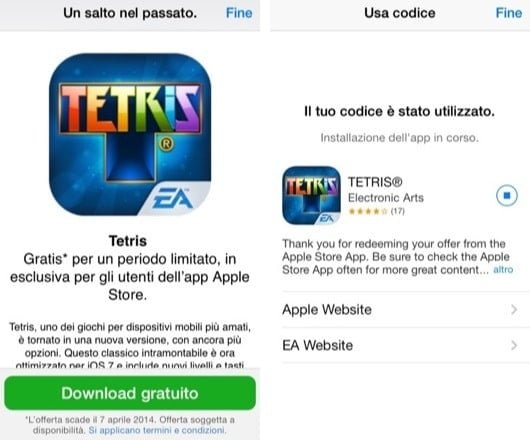Apple regala il gioco del tetris per iPhone 1 Tetris