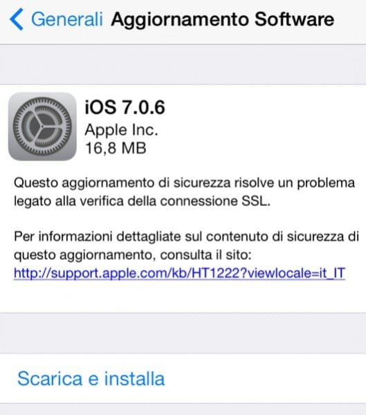 iOS 7.0.6