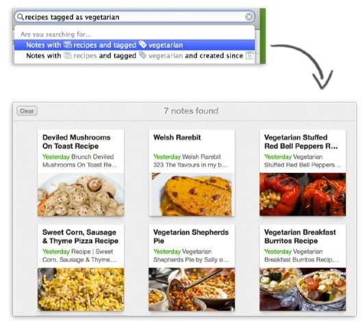 Evernote attiva la ricerca semantica, ma solo in inglese 7 ricerca semantica Evernote