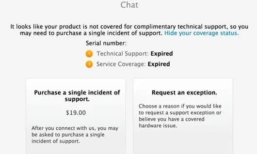 Arriva l'assistenza chat a pagamento di Apple quando scade la garanzia 1 apple chat pagamento