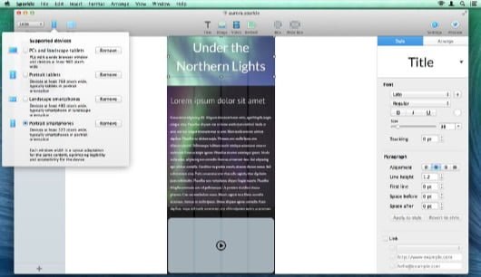 Sparkle, un software come iWeb per creare siti velocemente 1 Sparkle