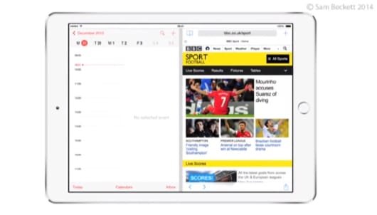 iOS 8 split schermo