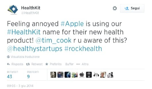 Tweet HealthKit