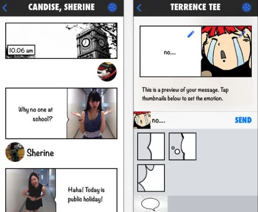 XD Messenger, l'app la cui chat diventa un fumetto manga 1 XD Messenger