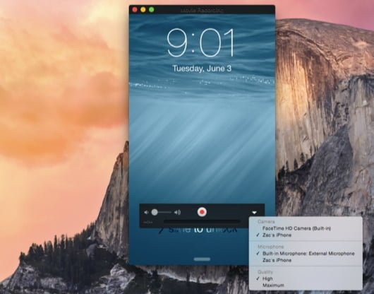 Yosemite AirPlay iOS